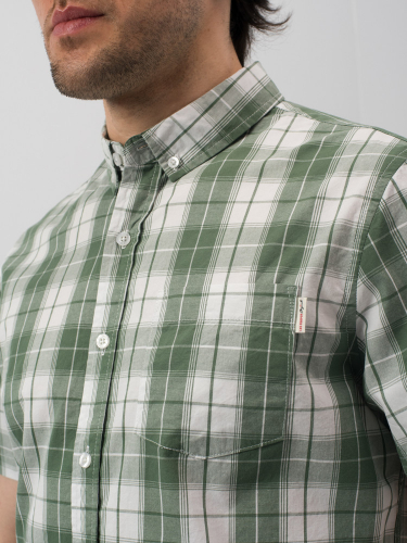 Рубашка мужская Short Sleeve Check, Lee Cooper