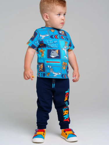 903 р.  991 р.  Комплект детский трикотажный для мальчиков: фуфайка (футболка), брюки