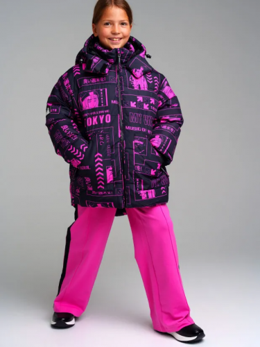 2793 р.  4295 р.  Куртка текстильная с полиуретановым покрытием для девочек