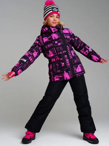 3640 р.  5440 р.  Куртка текстильная с полиуретановым покрытием для девочек