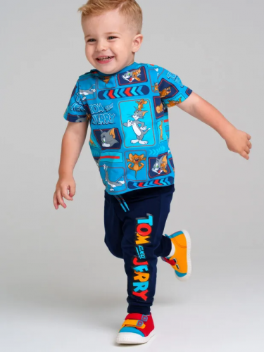 903 р.  991 р.  Комплект детский трикотажный для мальчиков: фуфайка (футболка), брюки