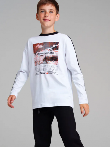 722 р.  910 р.  Фуфайка трикотажная для мальчиков (футболка с длинными рукавами)