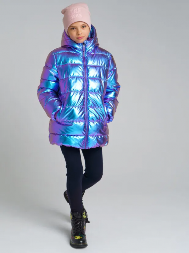 3247 р.  4413 р.  Куртка текстильная с полиуретановым покрытием для девочек