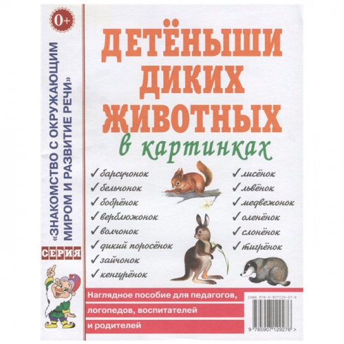Книга 60122 Детеныши диких животных в картинках.Наглядное пособие для педагогов,логопедов,воспитателей и родителей в Нижнем Новгороде