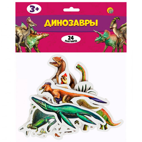 Игра на магнитах.Весёлое обучение. Динозавры ИН-4725 в Нижнем Новгороде