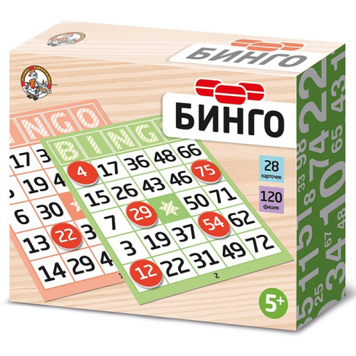 Игра Бинго (карт.фишки) 04209 в Нижнем Новгороде