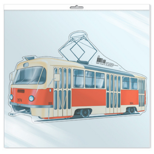 Плакат вырубной А4. Машина трамвай ФМ110415 4630112010060. в Нижнем Новгороде