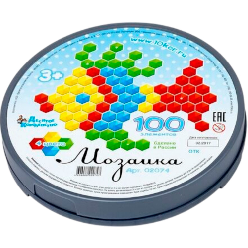 Мозаика 100 шестигранных фишек. 02074 в Нижнем Новгороде
