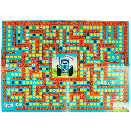 Игра настольная Умка Лабиринт на ферме.Синий трактор.Игра-ходилка 4680107940841 в Нижнем Новгороде