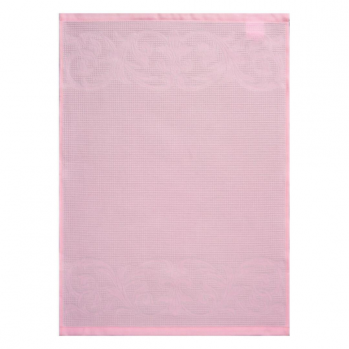 Полотенце вафельное Buon Appetito Клинелли, 452 розовый
