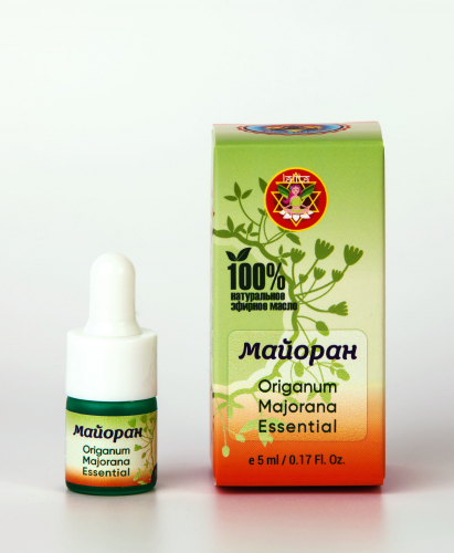 Майоран (эфирное масло) / Origanum majorana essential / 5 мл / стекло / Prana Healing / LALITA™