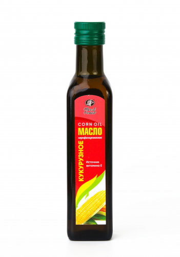 Кукурузное пищевое нерафинированное масло / Corn Oil / 250 мл / стекло / Marc Ji Products™
