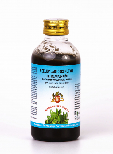Нилидалади на основе кокосового масла  200 мл/ Neelidaladi co.oil 200ml / Индия/AVP