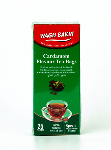 ВАГХ БАКРИ-Черный чай с кардамоном 50г(25пак)/WAGH BAKRI- Cardamon tea 50g(25bags)