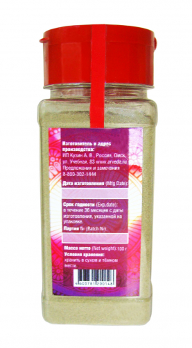 Гуджаратская соль с травами на основе розовой гималайской соли /100г / пл. уп. флип крышка / LALITA™