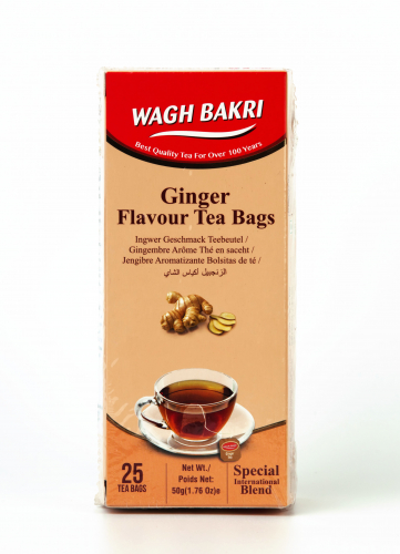 ВАГХ БАКРИ-Черный чай с имбирем 50г(25пак)/WAGH BAKRI- Ginger tea 50g(25bags)