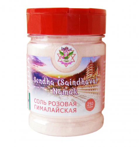 Соль розовая гималайская (Sendha (Saindhava) namak), 250 г, пл/уп.флип/крышка LALITA™