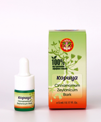 Корица (эфирное масло) / Cinnamomum Zeylanicum Bark / 5 мл / стекло / Prana Healing / LALITA™