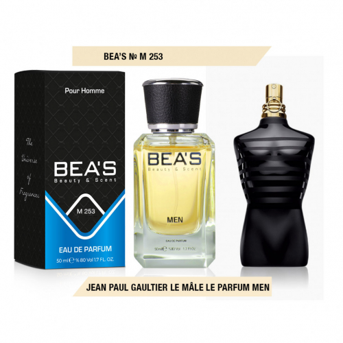 Мужская парфюмерия   Парфюм Beas 50 ml M 253 Jean Paul Gaultier Le Mâle Le Parfum pour homme