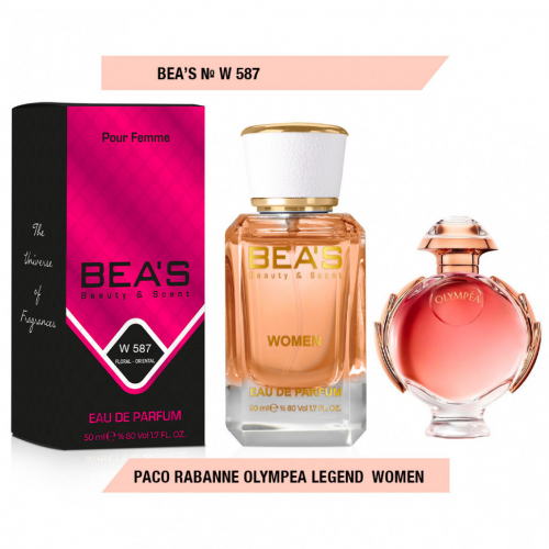 Парфюм Beas 50 ml W 587 Paco Rabanne Olympea Legend for women