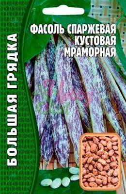 Фасоль Мраморная спаржевая кустовая (25 шт) ЭКЗОТИКА