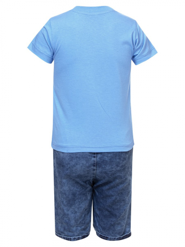 Комплект для мальчика: футболка и джинсовые шорты AK2589