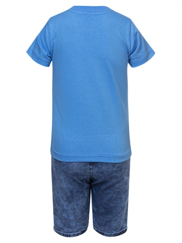 Комплект для мальчика: футболка и джинсовые шорты AK2584