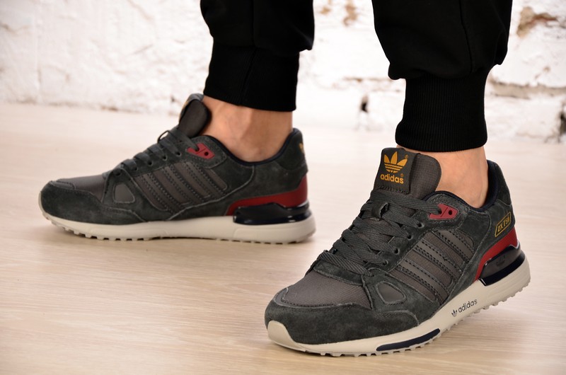 Sport + ADD DA439-2 Кроссовки сер текстиль+замша