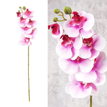 Цветок искусственный Орхидея 7 цветков 76 см / WS-27 /уп 40/400/