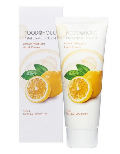 FOODAHOLIC NATURAL TOUCH LEMON MOISTURE HAND CREAM Увлажняющий крем для рук с экстрактом лимона 100мл