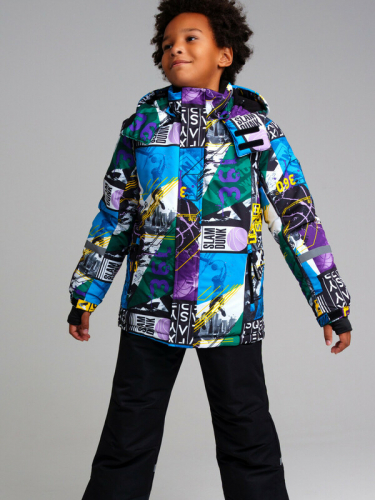 2977 р  5416 р    Куртка текстильная с полиуретановым покрытием для мальчиков