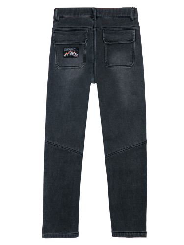 1274 р  2124 р  Брюки текстильные джинсовые утепленные флисом для мальчиков