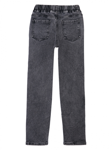1270 р  2100 р   Брюки текстильные джинсовые утепленные флисом для мальчиков