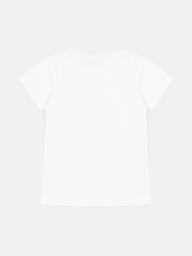 Белая футболка для девочки