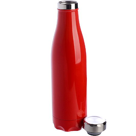 77010-4 Термобутылка 500мл. Soft красная (х20)