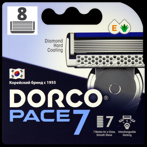 Кассеты для бритвы DORCO PACE-7 (8 шт.), SVA1080