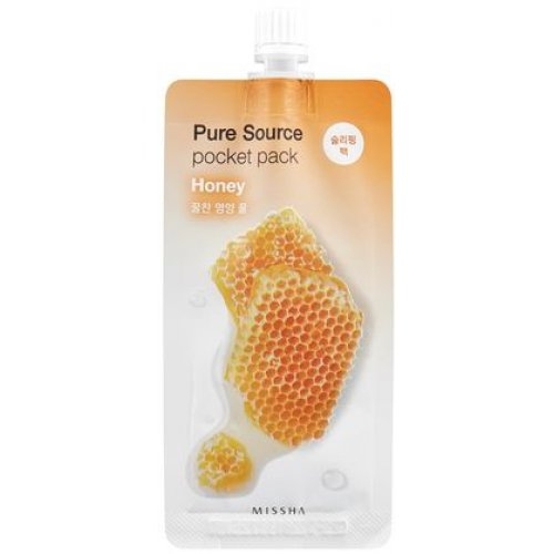 Ночная маска для лица с медом Pure Source Pocket Pack (Honey) 1шт
