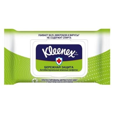 Kleenex антибактериальные влажные салфетки 40 шт