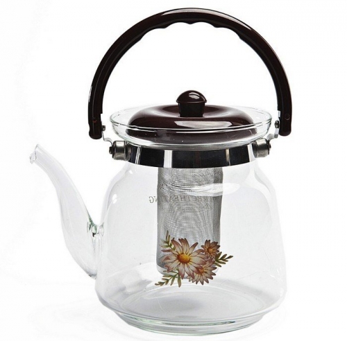 литровый стеклянный заварочный чайник (очень рекомендую под заваривание смородиновых, малиновы листьев)