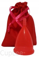 Менструальная чаша в льняном мешочке