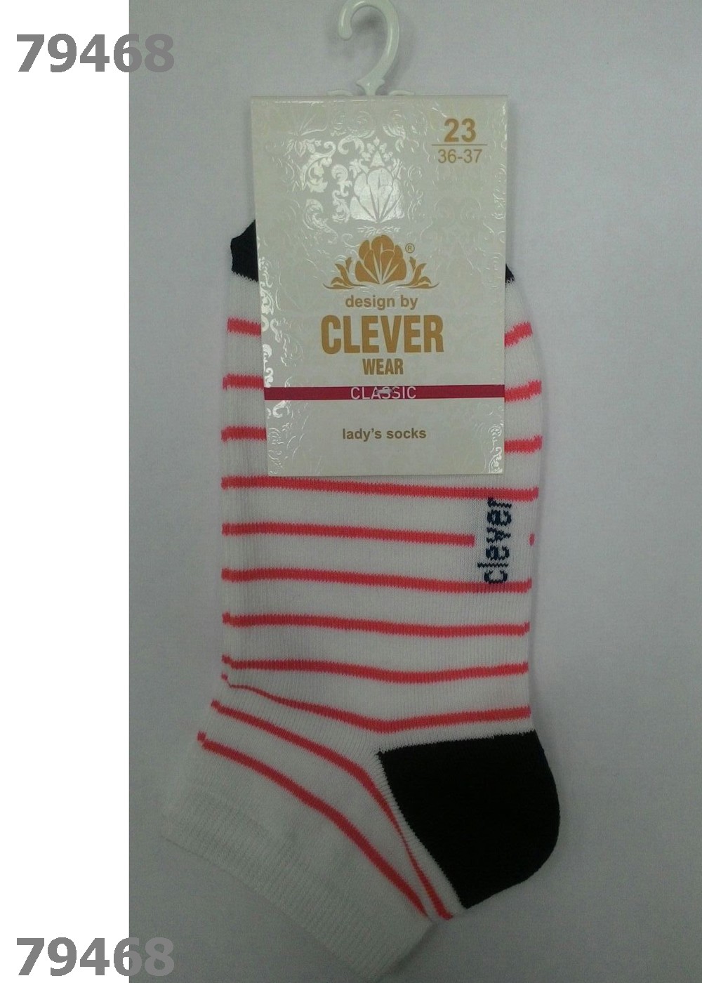 *CLE Носки жен Д304 хл+эл укор