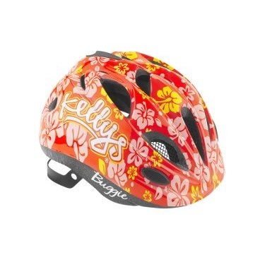 Велошлем KELLYS BUGGIE, детский, цвет красные цветы, M, Helmet BUGGIE, Red flower, M (52-56cm)