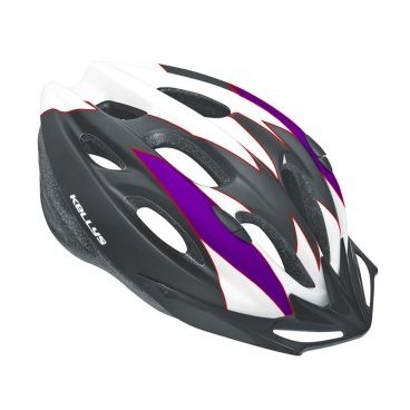 Велошлем KELLYS BLAZE, цвет белый/фиолетовый, S/M, Helmet BLAZE, white-purple, S/M (54-57)