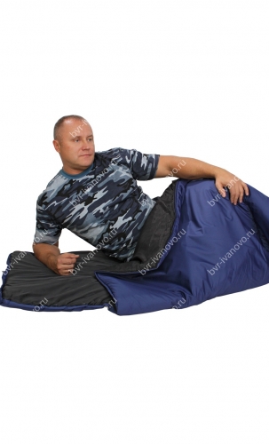 Спальный мешок-одеяло (с подголовником) тк. Дюспа