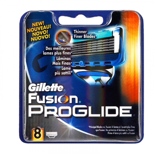 Сменные кассеты Gillette FUSION PROGLIDE (8 кас) (ENG)