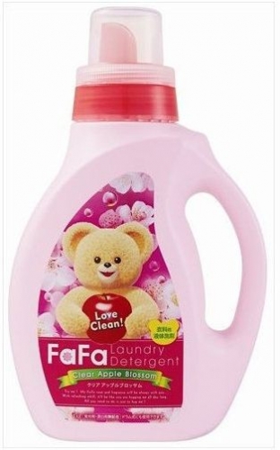 NS Жидкое средство для стирки детского белья FaFa с яблочным ароматом, флакон, 1000 мл