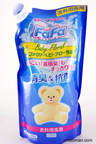 NS Жидкое мыло для стирки детского белья FaFa с цветочным ароматом, мягкая упаковка, 810 мл