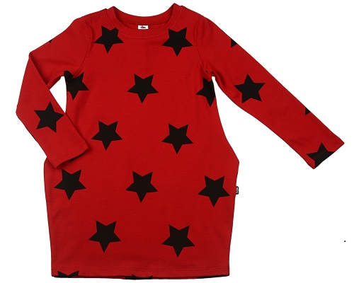 UD 4333(4)красный Платье со звездами