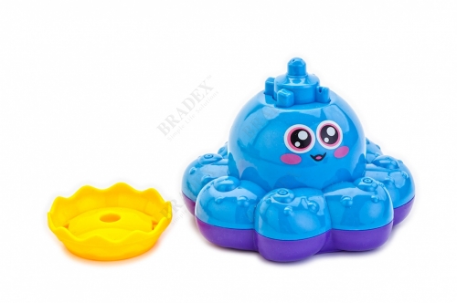 Игрушка детская для ванны «ФОНТАН-ОСЬМИНОЖКА» голубой