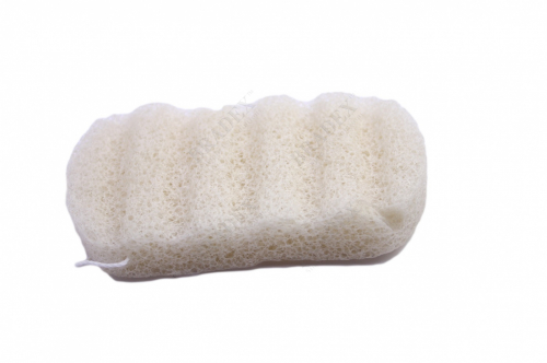 Губка для душа из клубня конняку «СОКРОВИЩЕ АЗИИ» (Konjac Sponge for body white color)